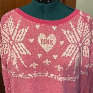 VS Pink Christmas Sweatshirt